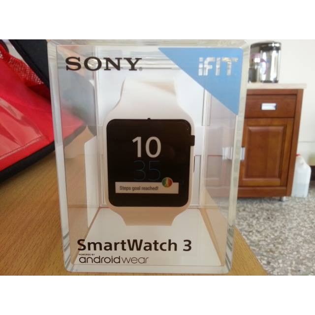 白色  Sony Smart Watch3 智慧手錶 SWR50