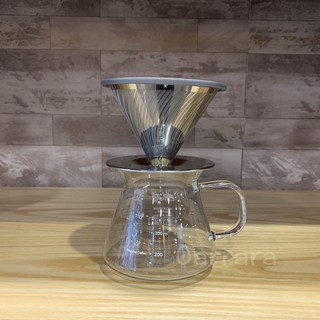 卡拉拉咖啡精品 Driver 黃金流速不鏽鋼濾杯壺組 1-2cup