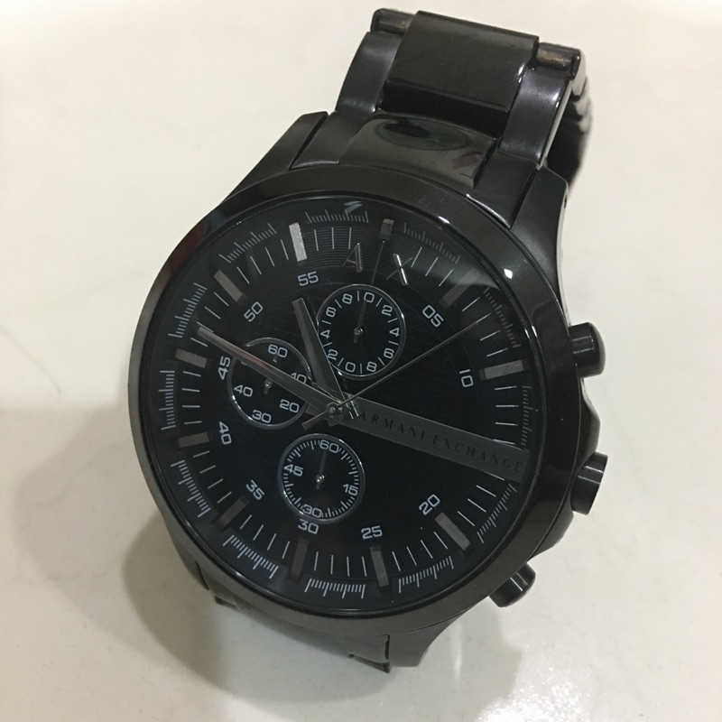 A|X ARMANI EXCHANGE AX2138,不鏽鋼腕錶,二手9成新