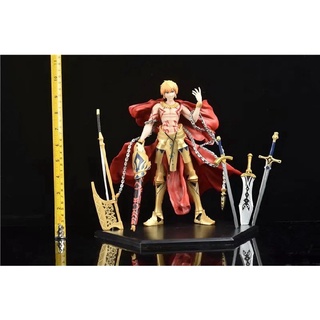 出清 【fate】 FGO GK 金閃閃 吉爾伽美什 英雄王 模型 盒裝 禮物26cm