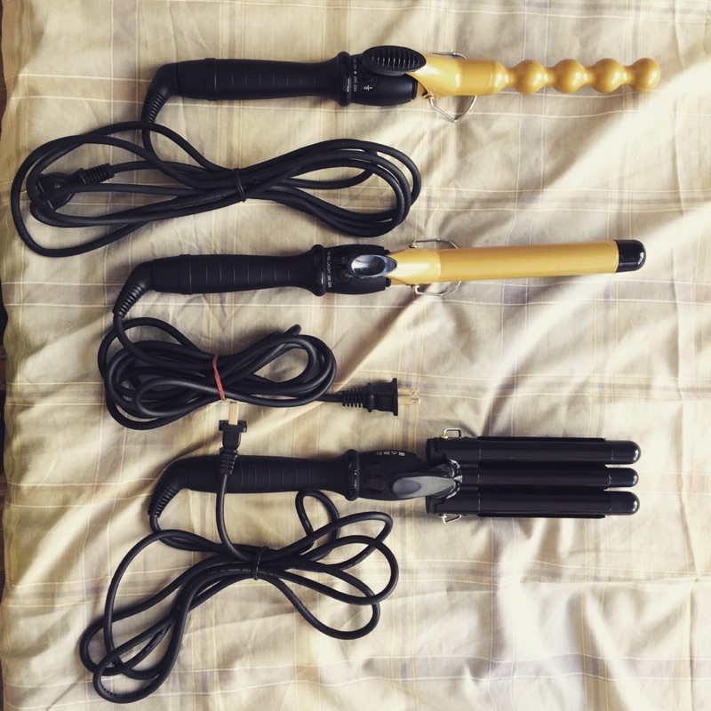 美髮造型必備工具-電棒/電捲棒/葫蘆電棒/三管夾