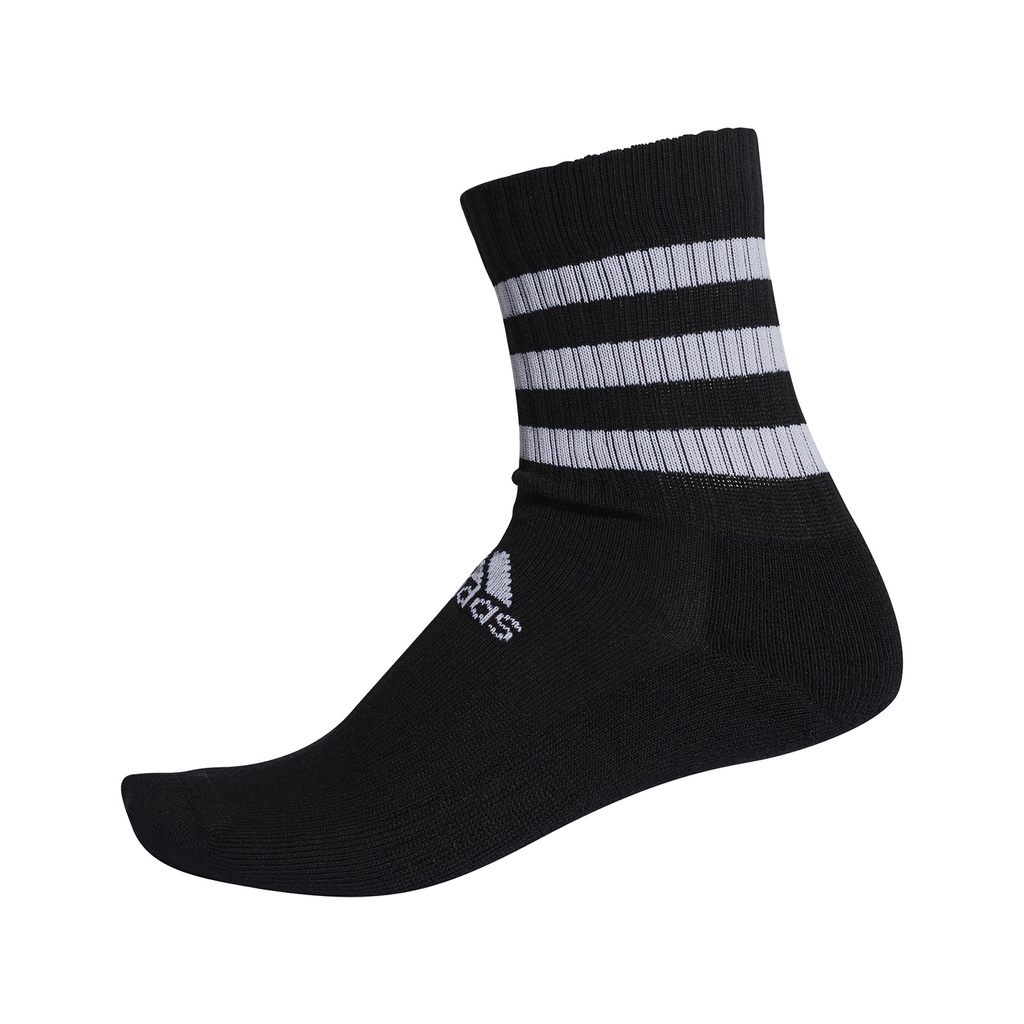 adidas 襪子 3S 男女款 黑 長襪 中筒襪 單雙入 愛迪達 三線條【ACS】 FH6629|