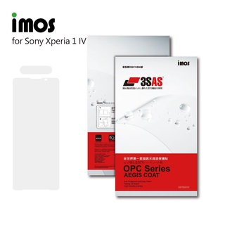 imos【官方旗艦館】3SAS Sony Xperia 1 IV 疏油疏水螢幕保護貼(塑膠製品)附鏡頭貼