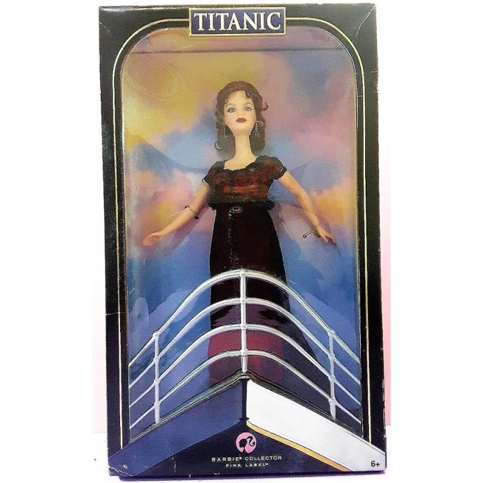 【Mika】收藏型芭比娃娃 鐵達尼號女主角蘿絲（盒損如圖，請不介意再下標）Titanic Rose Barbie