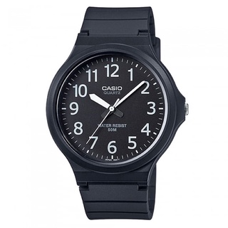Casio 卡西歐 考試必備大表面指標錶-黑麵羅馬數字白針 學生錶MW-240-1B