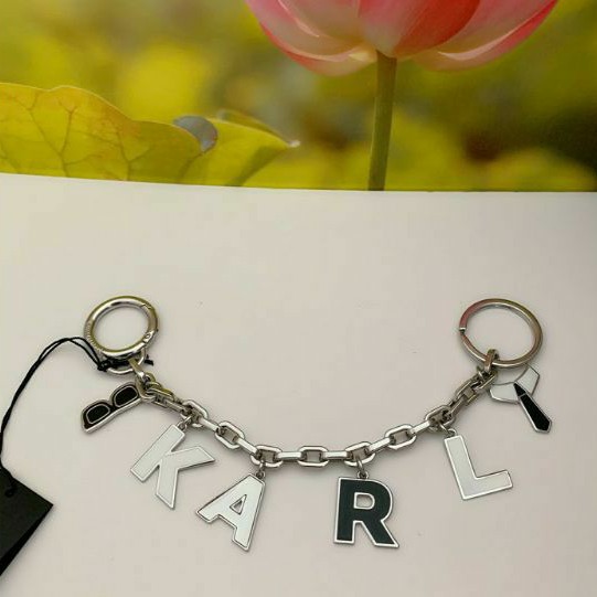 【KARL LAGERFELD】 KEYCHAIN 領帶 墨鏡 字母造型 卡爾金屬 鑰匙圈 包包掛飾 造型吊飾