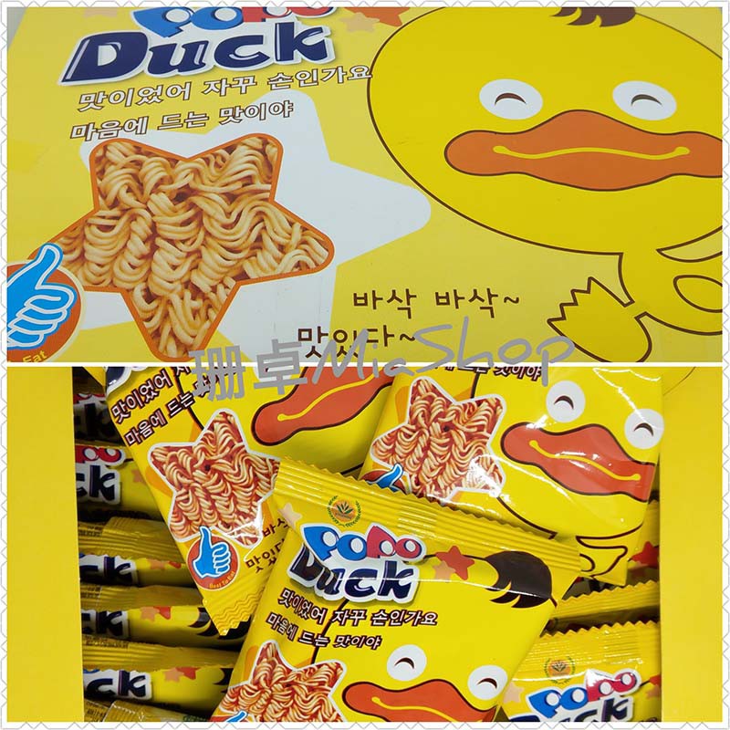 =珊卓MiaShop= 〔現貨〕韓國POPO Duck啵啵鴨點心麵-原味