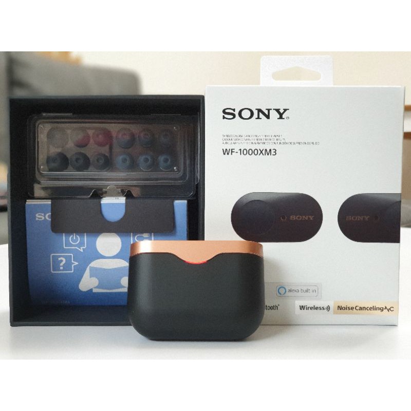 SONY WF-1000XM3 真無線降噪耳機 9.99成新 加贈保護殼