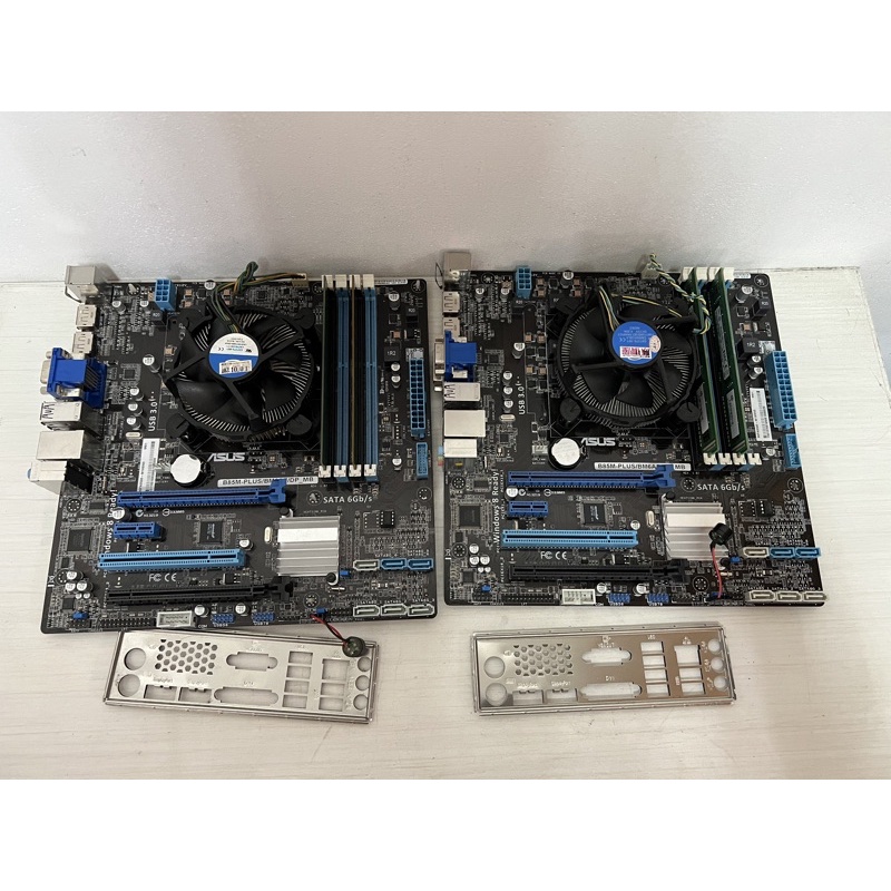 Intel I7-4790+原廠銅底風扇+ASUS B85M-PLUS+D3 4G*2