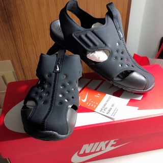 (全新）Nike Sunray protect 943826001 N3938 黑色 洞洞涼鞋 魔鬼氈