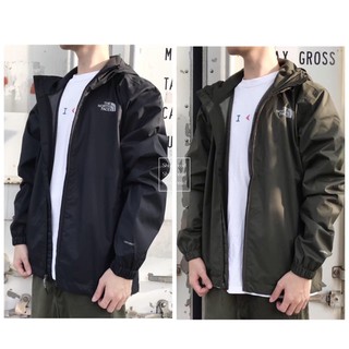 【Sharkhead】現貨 The North Face Quest 風衣 黑 軍綠 防水 防風 北臉 連帽 外套 深綠