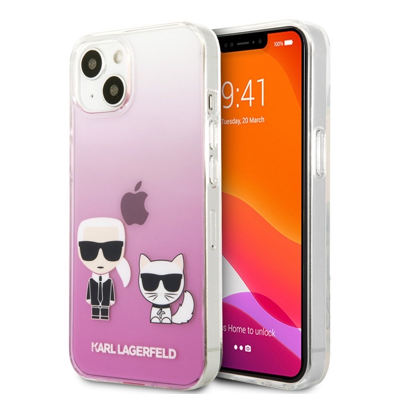 ✴Sparkle歐美精品✴ Karl Lagerfeld老佛爺卡爾貓咪iPhone 13/13pro 手機殼預購