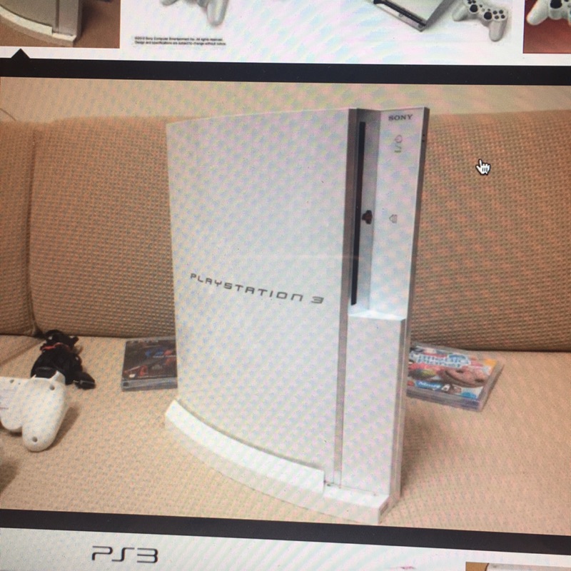 Sony PS3 80G CECH-4007C 白色 盒裝 只有開機過不到10次！