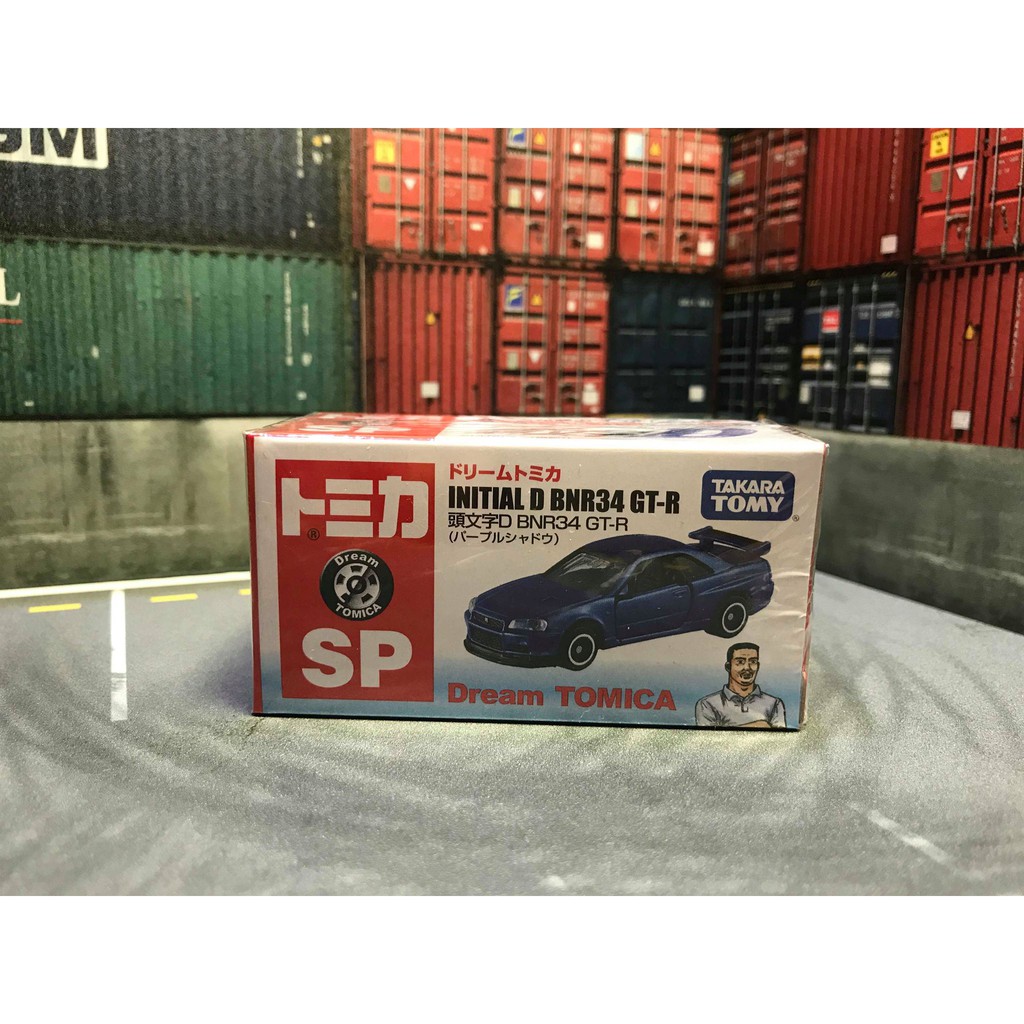 Tomy Tomica 多美小汽車頭文字d Nissan Gt R 星野好造神之腳r34 日本限定 圖皺摺非盒損 蝦皮購物