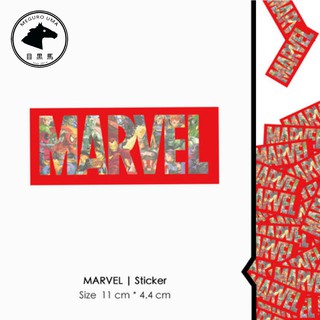 [貼紙] MARVEL貼紙 PVC防水貼紙 行李箱貼紙 機車安全帽滑板吉他冰箱筆記本潮牌卡通潮流歐美質感Sticker