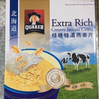 #173 桂格北海道風味特濃燕麥片 麥片Costco 好市多代購 #78299 隨身包 沖泡 燕麥 桂格 北海道 特濃