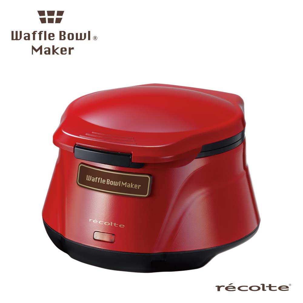 recolte Waffle Bowl杯子鬆餅機/ 甜心紅　誠品eslite