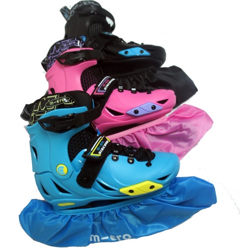 【Micro】直排輪輪套鞋套 兒童鞋 成人鞋皆可用 三色可選(防塵 防污 可洗 鞋套 可重覆使用)