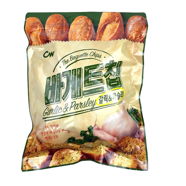 🔥現貨在台🔥[金寶媽]韓國 箱裝 附發票 免運費 CW 大蒜麵包 披薩麵包 香蒜麵包 洋蔥麵包 餅乾 400g 韓國