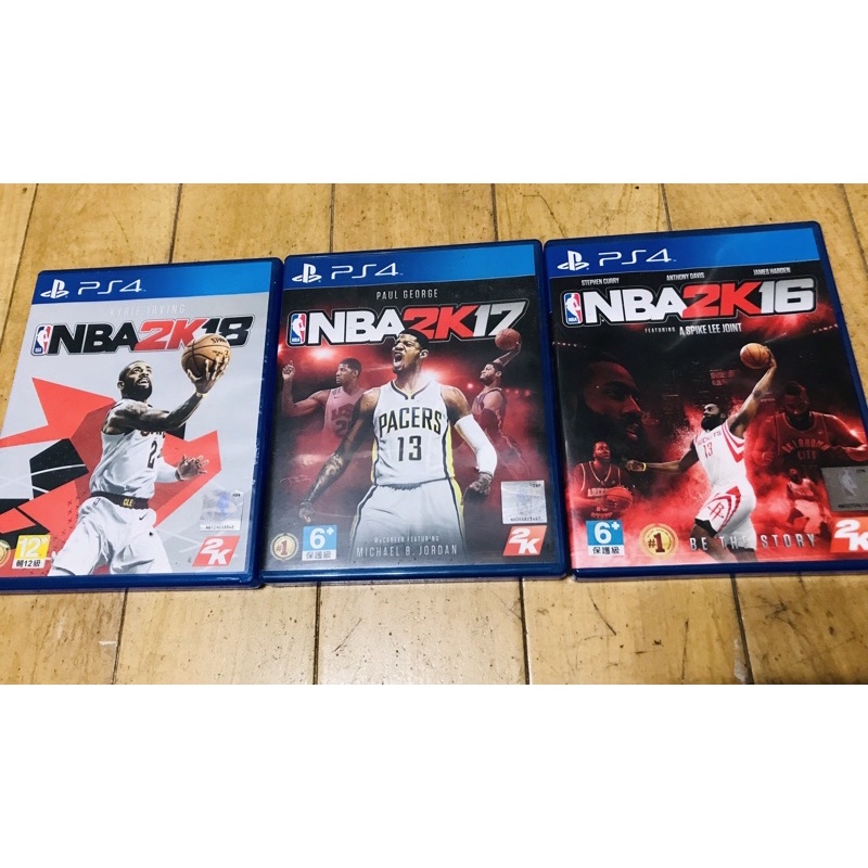 SONY PS4 遊戲片 NBA 2K16 2K17 2K18
