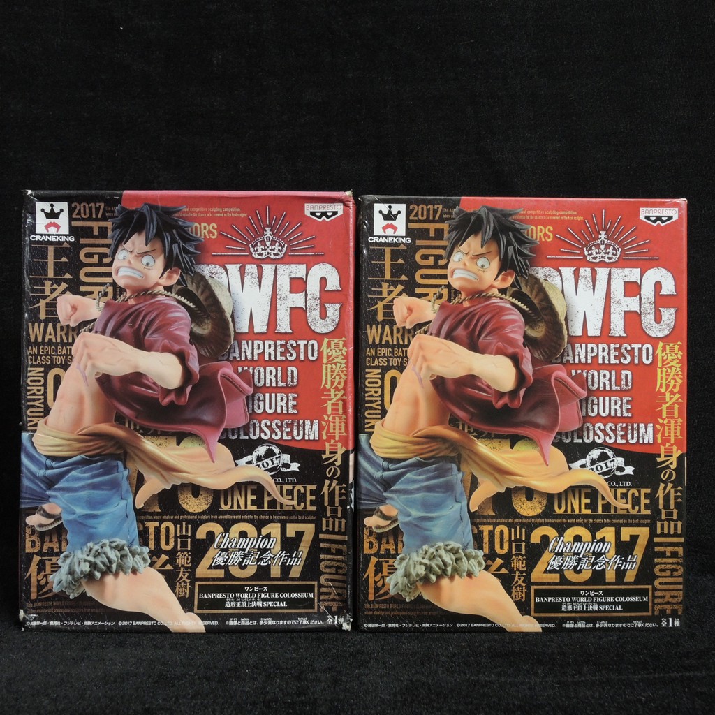 金證 日版 代理 白證 海賊王 航海王 OnePiece BWFC 2017 優勝紀念作品 魯夫 寬盒 公仔 模型