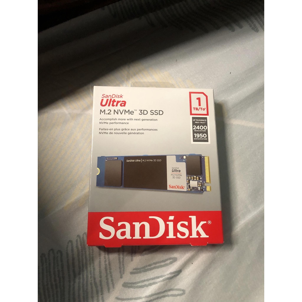 SanDisk Ultra 3D 1TB M.2 NVMe PCIe固態硬碟 SN550