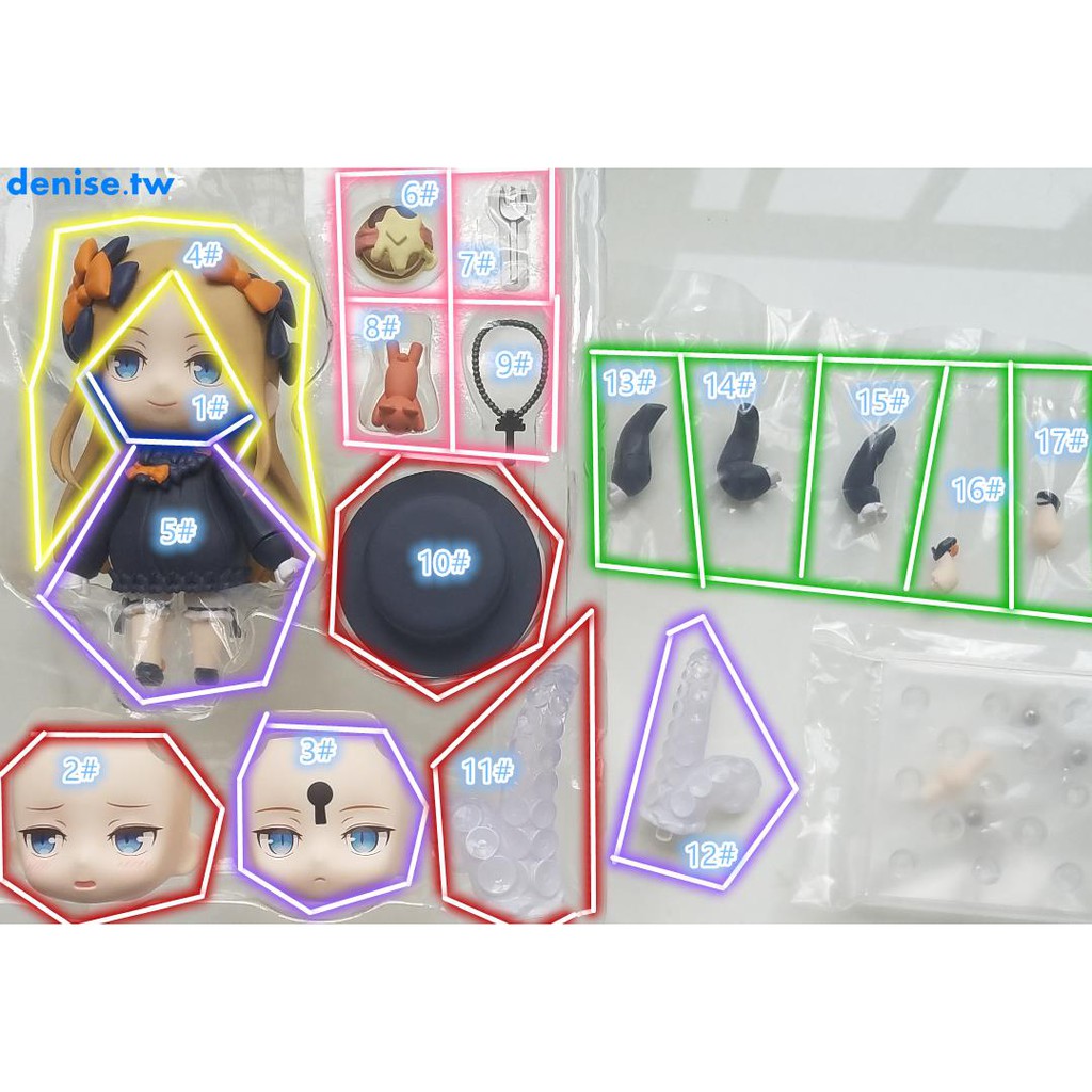 Gsc Fategrand Order Fgo Foreigner 阿比蓋爾粘土人配件分尸 蝦皮購物