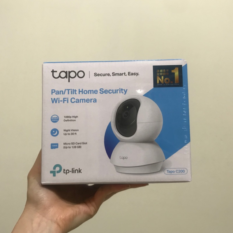 TP-LINK TAPO C200 WIFI 無線可旋轉高清聲控網路攝影機