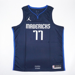 胖達）NIKE NBA DRI FIT 排汗 獨行俠 籃球衣 球衣 CV9474-421 藍 男