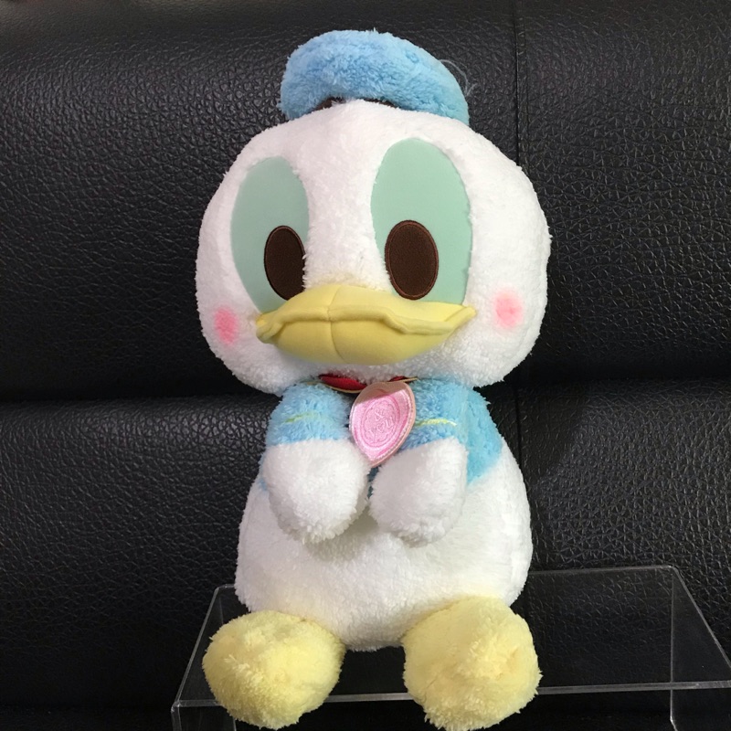 日本景品/日本國內正版/日空版/非代理版/迪士尼/唐老鴨娃娃/唐老鴨愛心娃娃/唐老鴨/日本唐老鴨娃娃