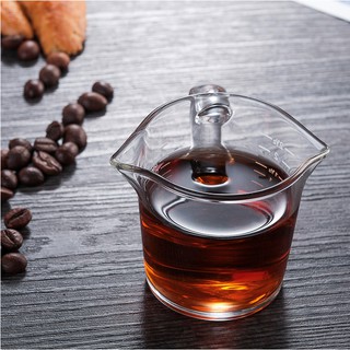 現貨! 70ml 雙嘴量杯 刻度杯 創意玻璃杯 咖啡器具