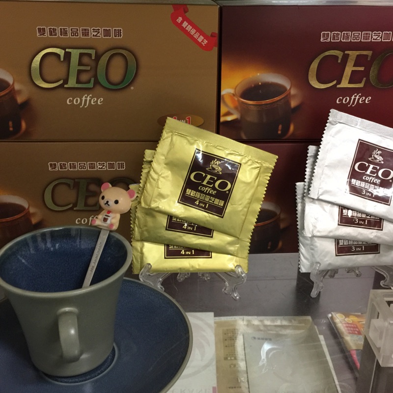 雙鶴極品靈芝CEO咖啡 三合一（無糖)/四合一（加糖）
