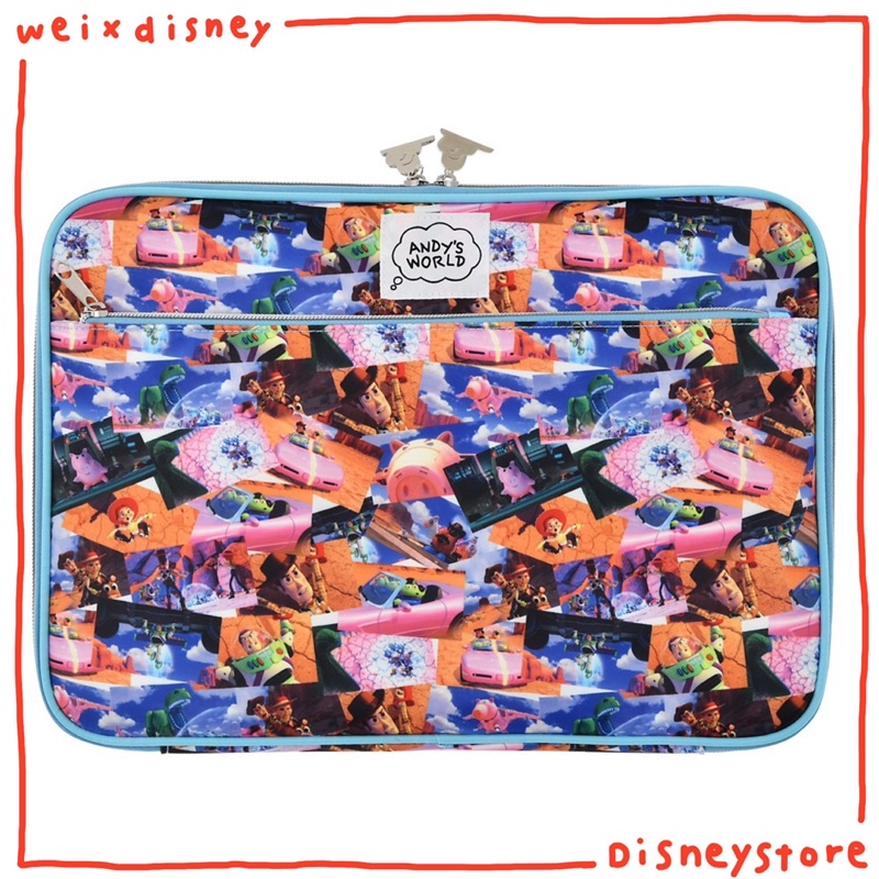 ♡預購♡日本迪士尼代購 Disney store 迪士尼皮克斯玩具總動員Andy’s world筆電包