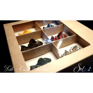 飛雪 手作 異形魚 公仔 吊飾 鑰匙/純手工異形魚模型第二套(盒裝)