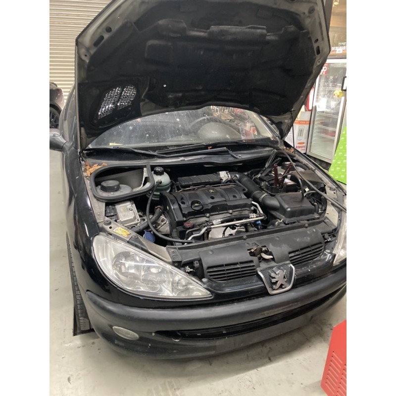 Peugeot 206 1.6 碟式卡鉗 碟盤 頭燈 水箱 中古零件車