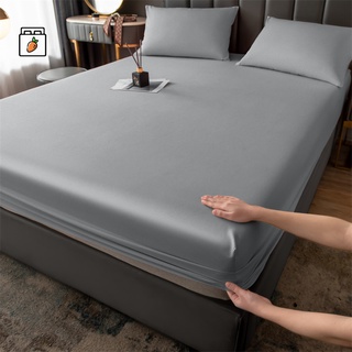 素色親膚水洗棉床包 單人床包 雙人加大特大床包 枕套 四季可用床包 床單 床罩 防塵透氣床包 素色床包