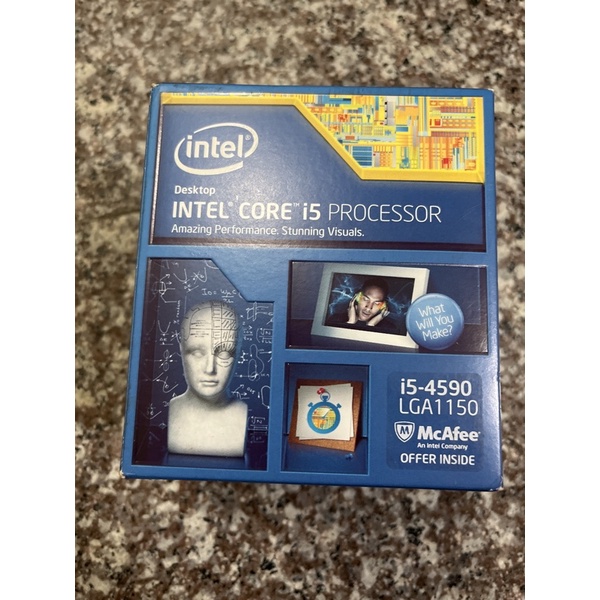 Intel® Core™ i5-4590 第四代 CPU 1150 內顯HD Graphics 4600[二手]