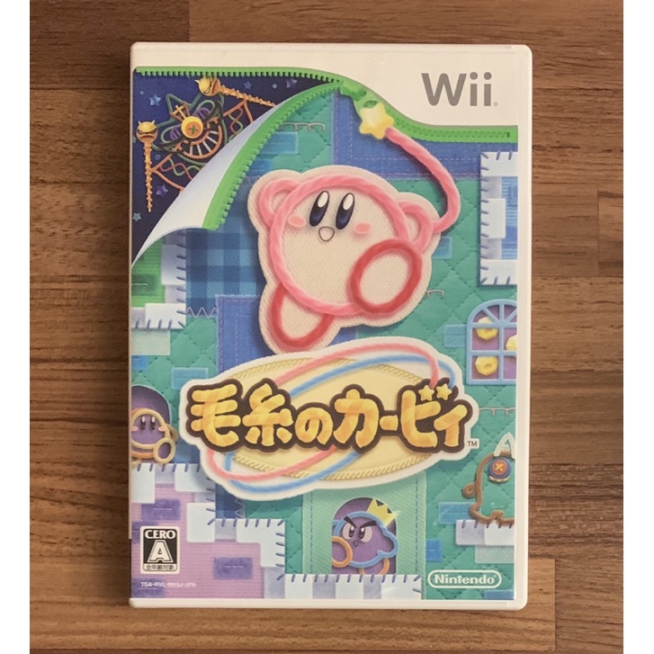 Wii 星之卡比 毛線卡比 卡比之星 正版遊戲片 原版光碟 日文版 瑪莉歐 馬力歐 日版適用 二手片