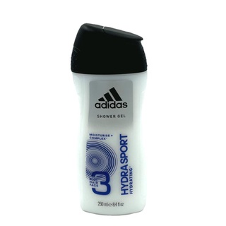 Adidas 3合1 沐浴露 洗髮精 洗面乳 250ml 英國進口 健身 游泳 露營 旅遊 一瓶搞定