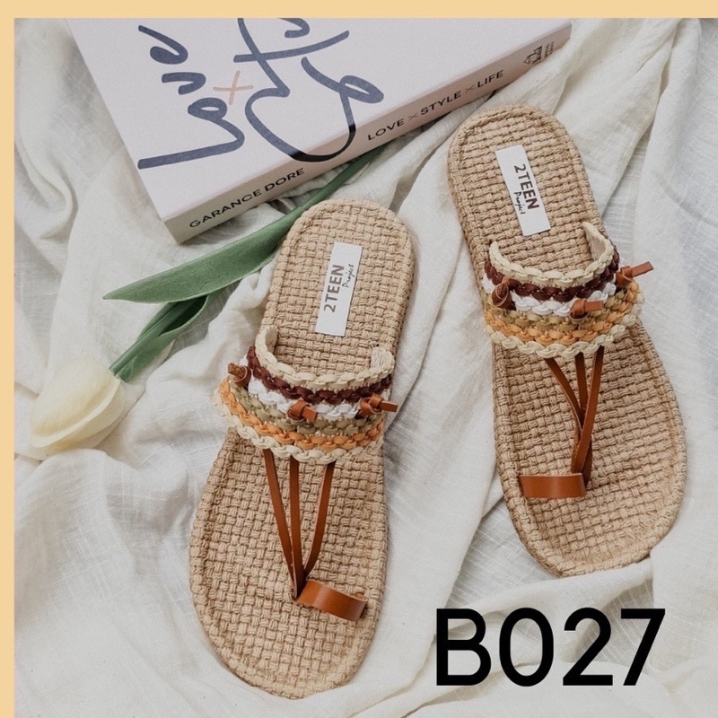 代購 2teen project [現貨不用等］泰國手工編織涼鞋 波西米亞編織款