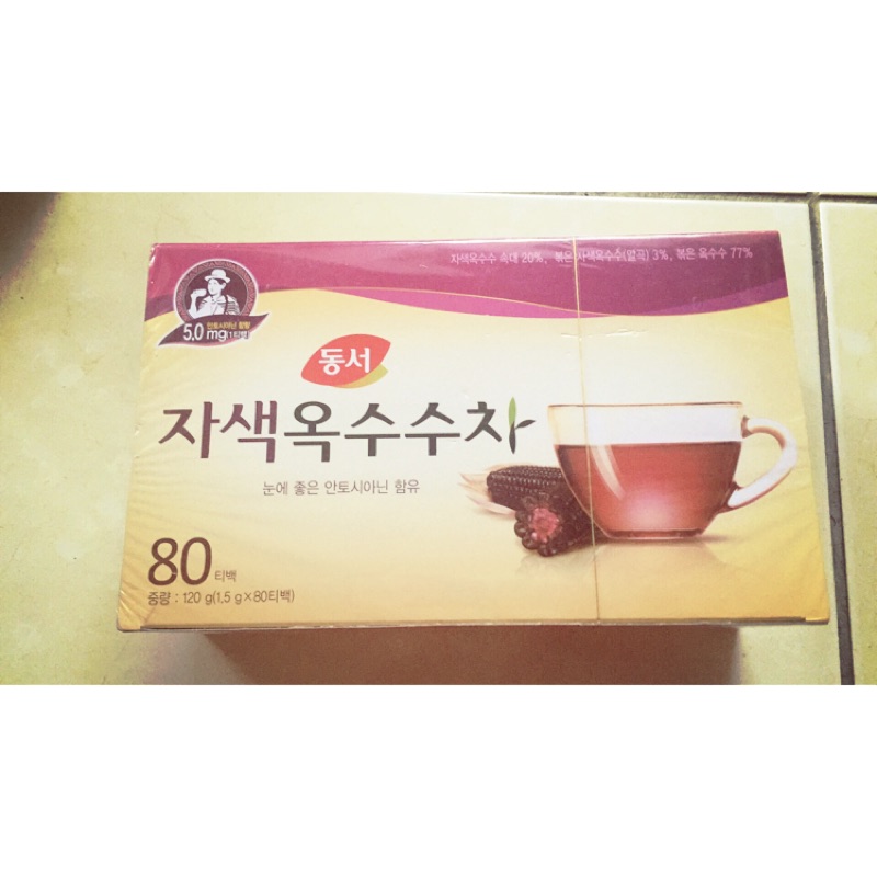 韓國紫玉米鬚茶80包入