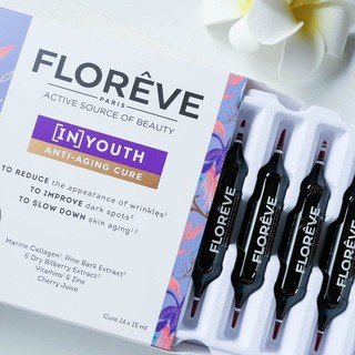 法國直采floreve養膚三步玻尿酸口服美容液小藍紅紫針美白嫩膚 蝦皮購物