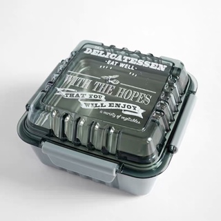 小丈夫 現貨 美式復古304不鏽鋼餐盒 方型 可微波 學生上班族 午餐便當盒
