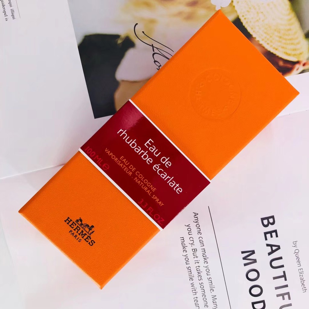 附提袋 Hermes愛馬仕血色大黃緋紅火參edc100ml中性古龍香龍涎柑橘黑色香櫞粉紅葡萄柚100ml 蝦皮購物
