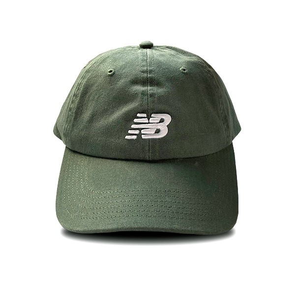 New Balance Nb 復古logo 棒球帽配件帽子墨綠老帽 Lahslg 蝦皮購物