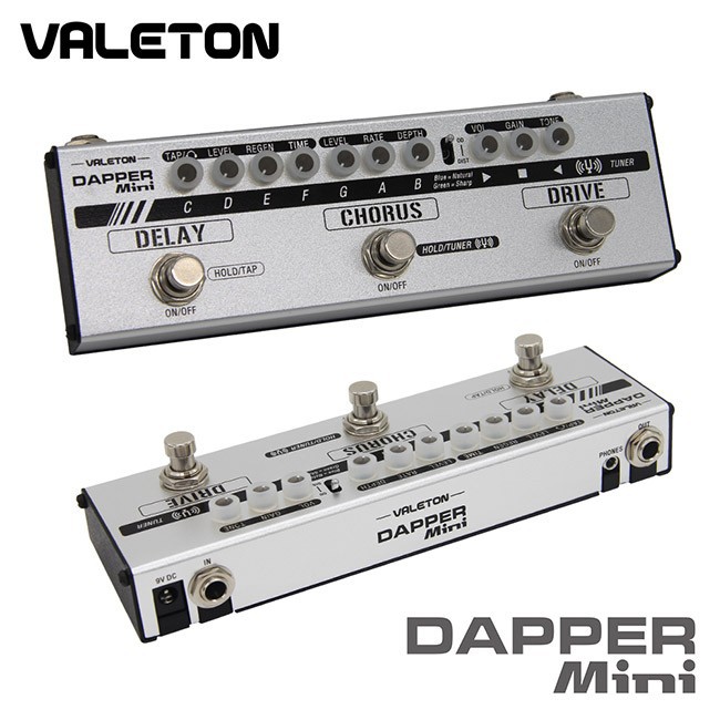 (贈變壓器) VALETON DAPPER Mini 單顆 綜合 效果器 Tech21 RK5 電吉他