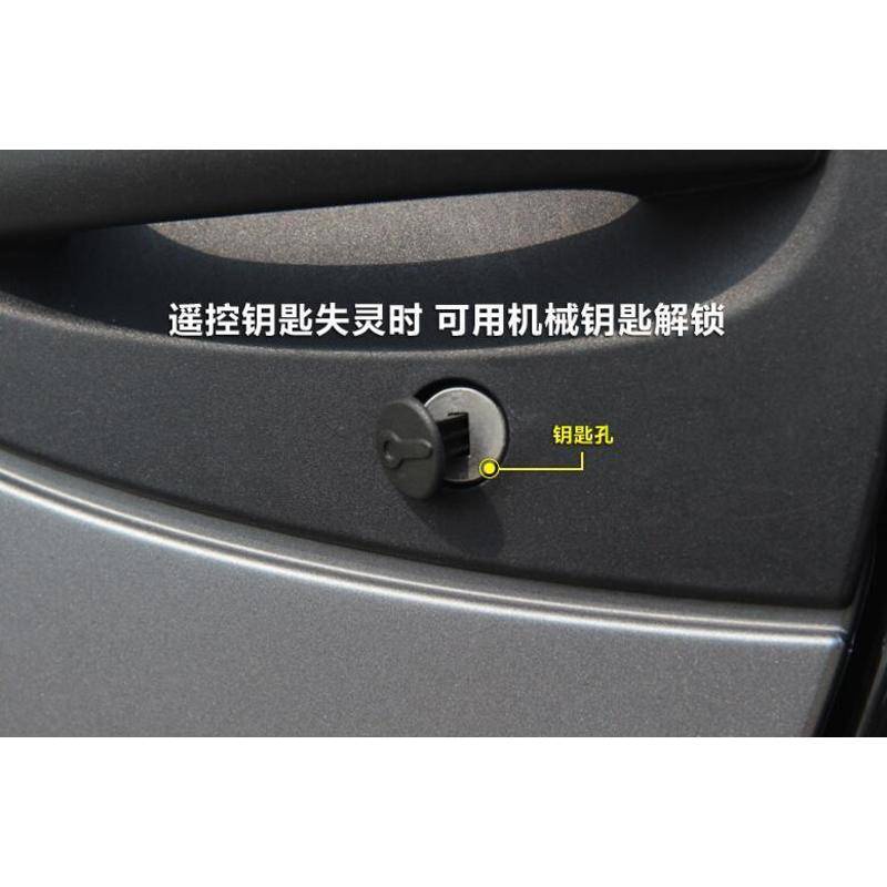 適用於smart451車門拉手小蓋鑰匙孔蓋司機門把手蓋左門小蓋09-14年車適用