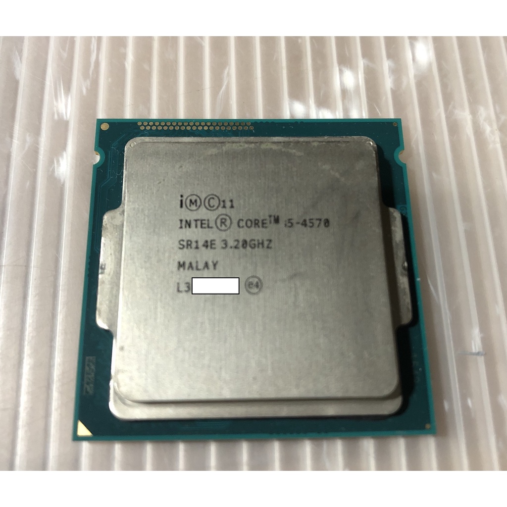 【吳'r】INTEL 4代 I5-4570桌上型電腦 CPU 1150腳位 正式版 (裸裝)$350