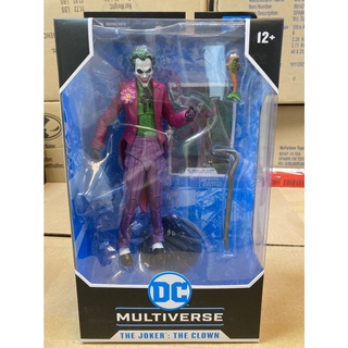 全新現貨 代理版 麥法蘭 DC Multiverse 7吋 蝙蝠俠 三個小丑 小丑 The Clown 鐵撬 可動完成品