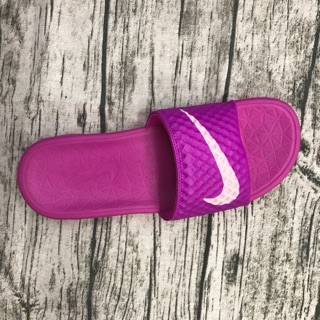 Nike BENASSI SOLARSOFT 拖鞋 男女 粉紫 白